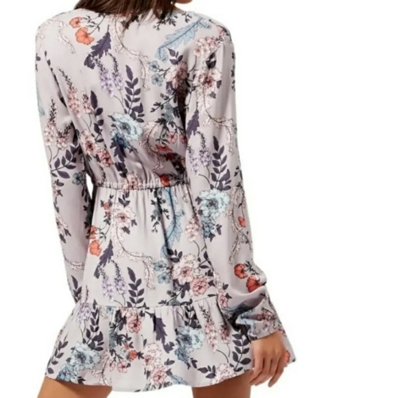 MINKPINK Dresses & Skirts - MINKPINK Floral Long Sleeve Dress - Multicolor